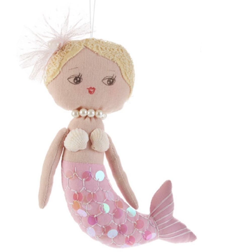 Mermaid Doll   Pink 14"  New 🧜‍♀️